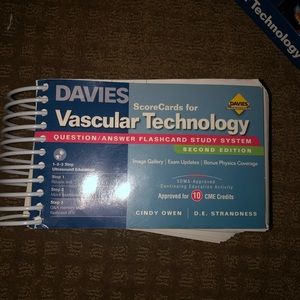 Ultrasound Vascular notecard